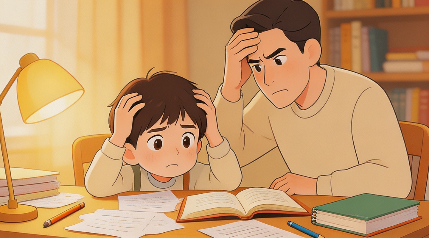 孩子写作业拖拉